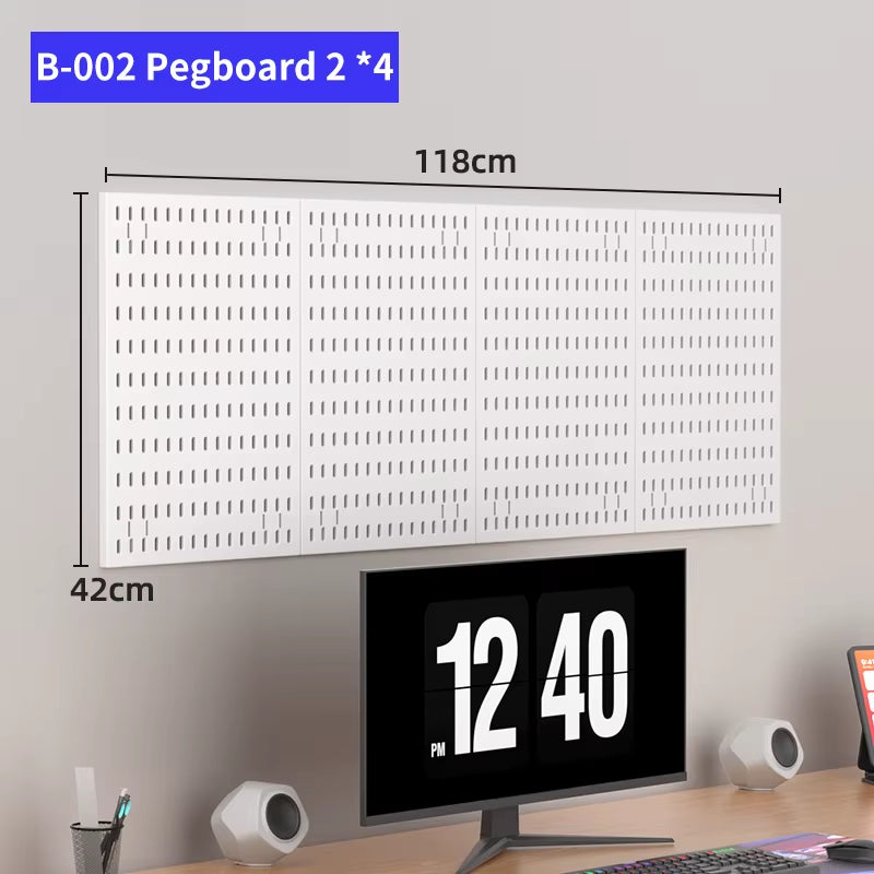 Gaming Gear Pegboard: Wall-Mounted, No-Punch, Study/Gaming Room – Figure Storage & Decor. Abundant Parts, Free Mix