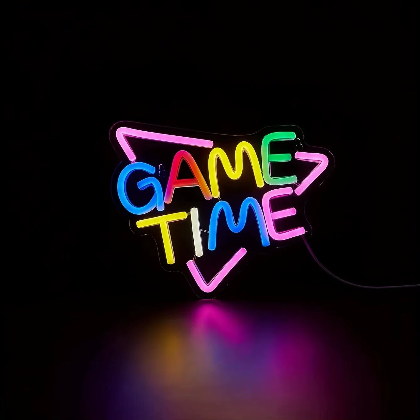 LED Neon Sign for Gamer Room Decor, Gaming Neon Sign for Boys Room Wall Decor, USB Powered Gamer Gifts for Teens