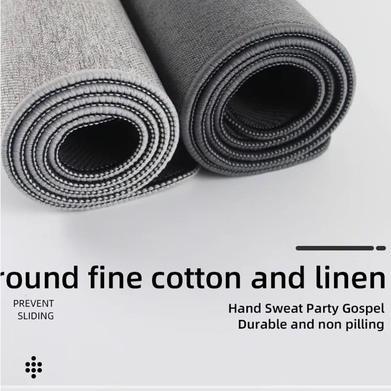 Cotton and Linen Rubber XXL Mouse Pad