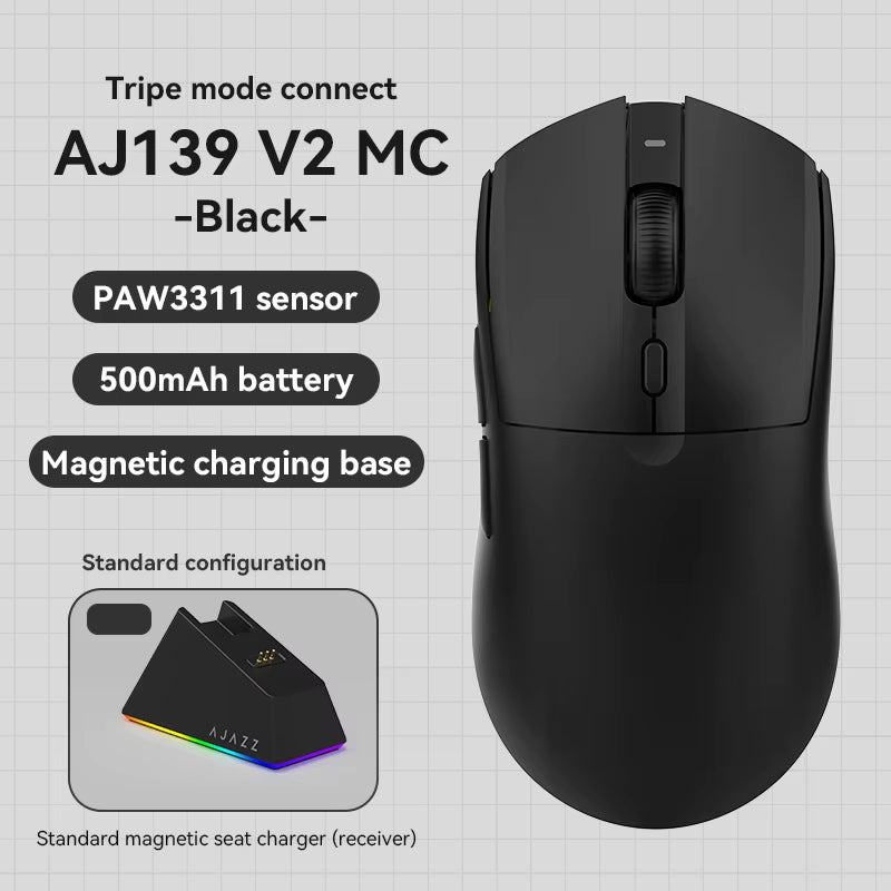 Tri-Mode Wireless Light Gaming Mouse