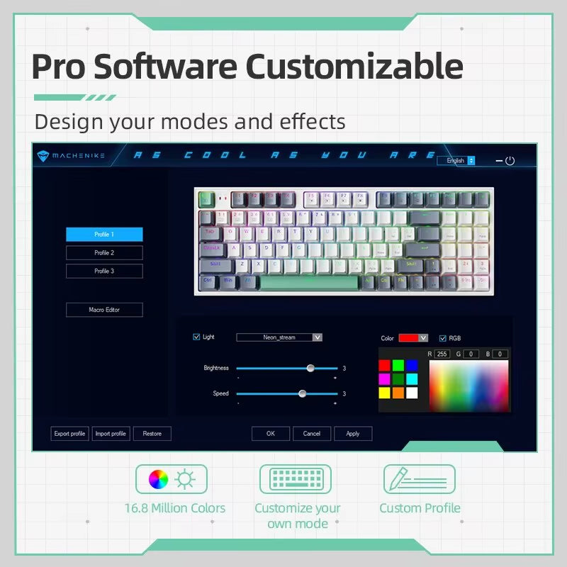 Diamond K500 Mechanical Gaming Keyboard