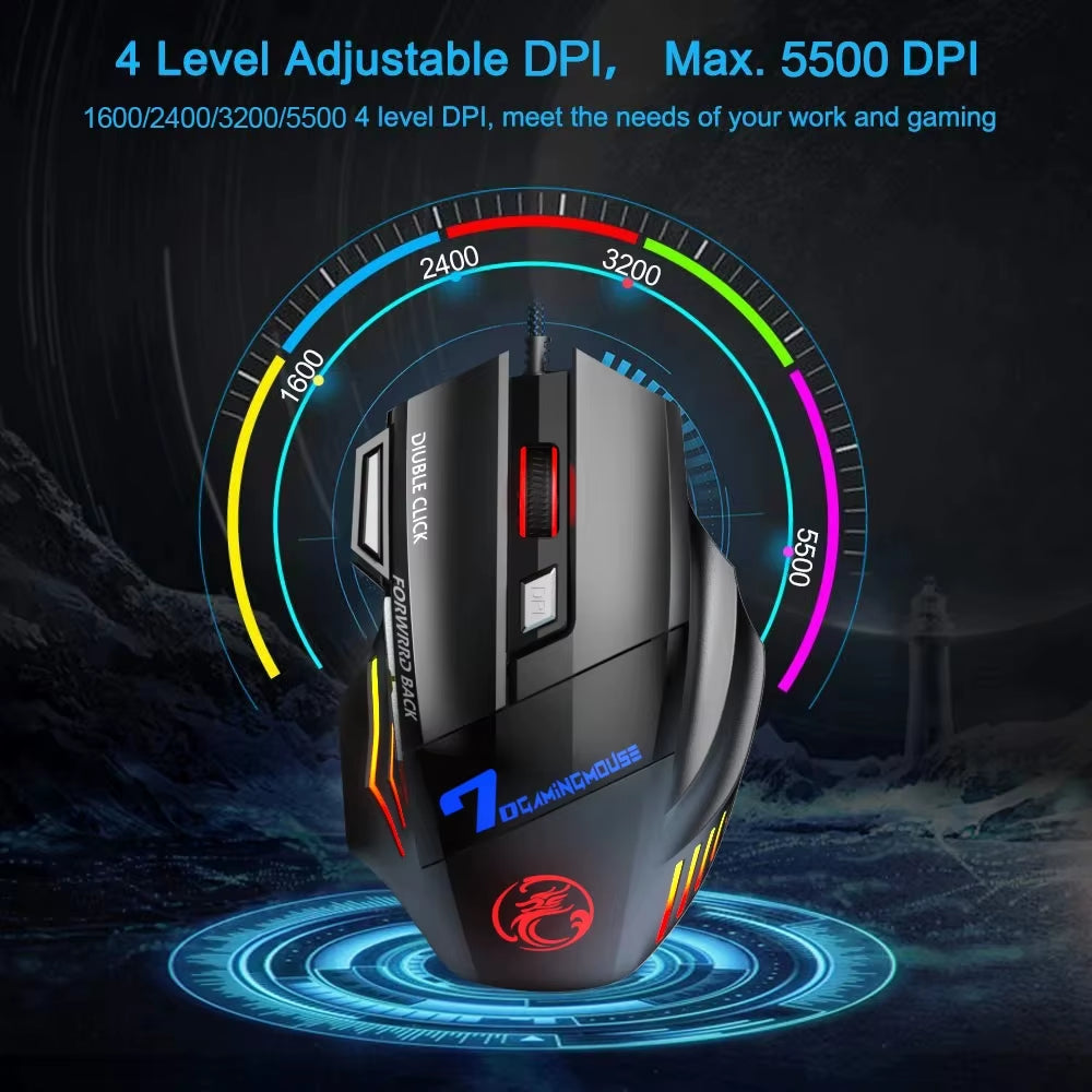 Diamond Wired RGB Gaming Mouse