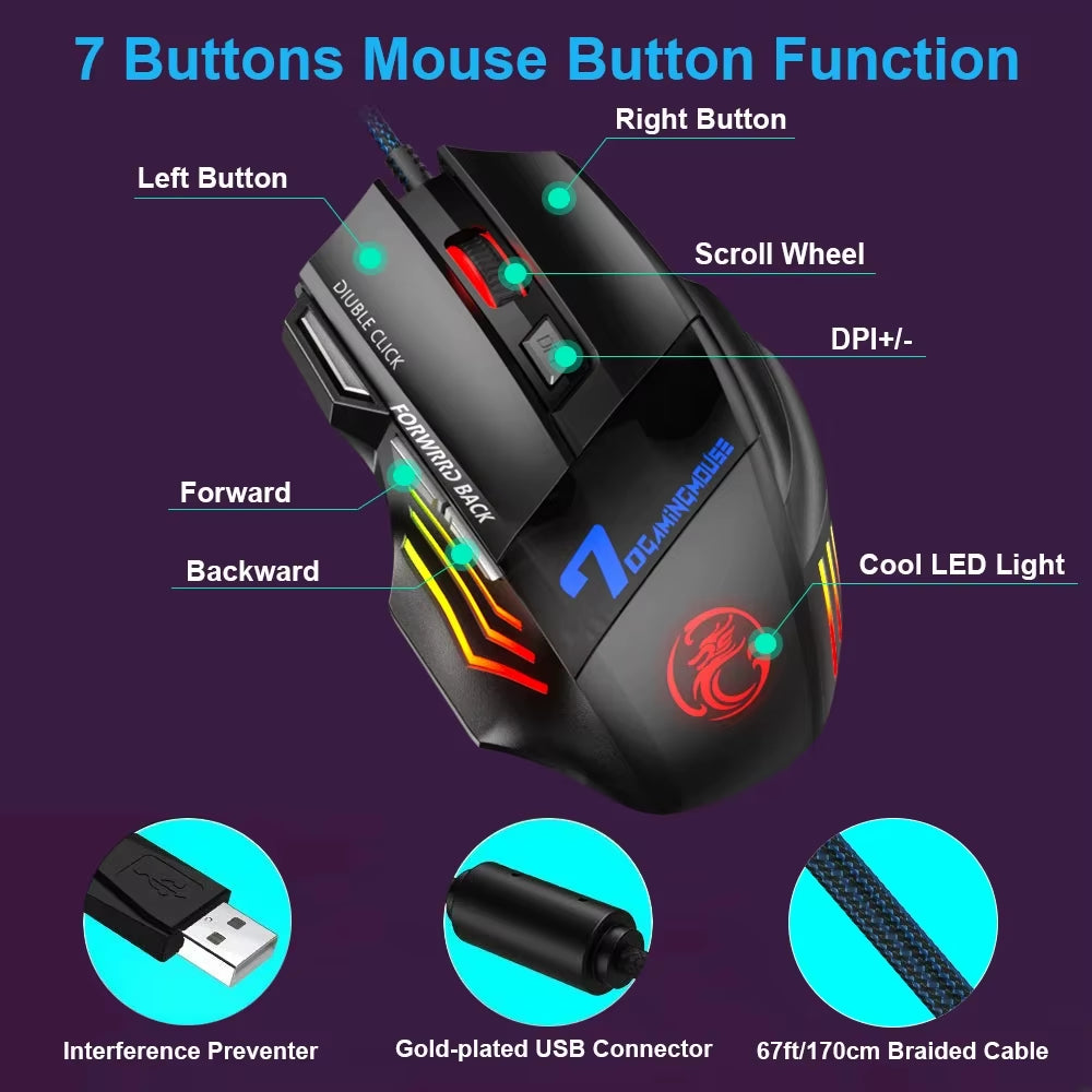 Diamond Wired RGB Gaming Mouse